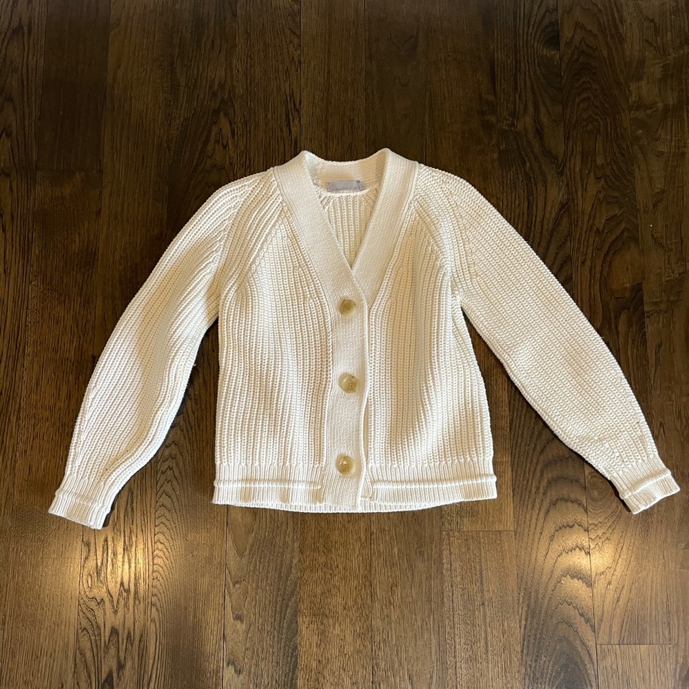 EVERLANE The Texture Cotton Cardigan